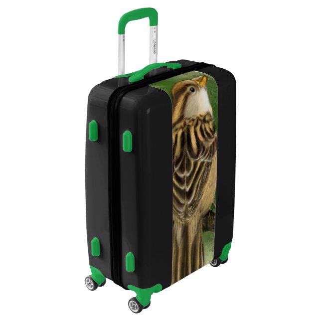 Cute Bird Luggage Little Sparrow (Rotated Left)