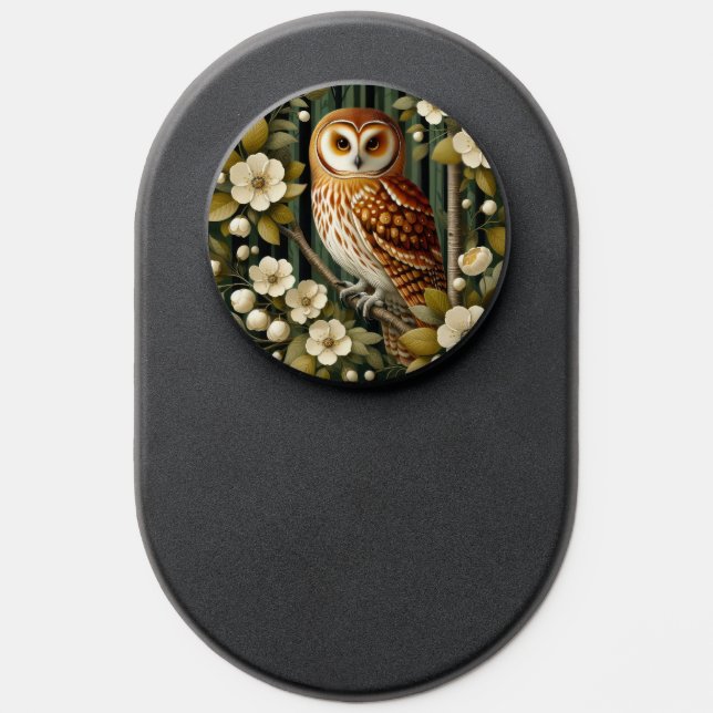 Cute bird owl lovers  PopSocket (Popsocket)