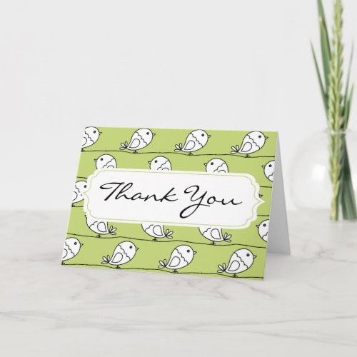 Cute Bird Pattern Greeting Card for Any Occasion