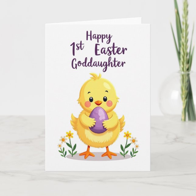 Cute Bird Pattern Holiday Card (Front)