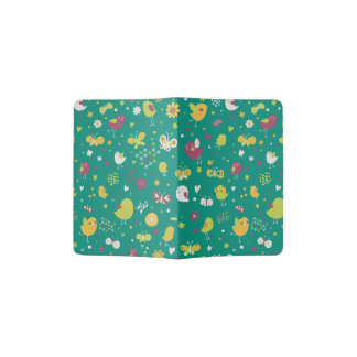 Cute Bird Pattern Three Passport Holder