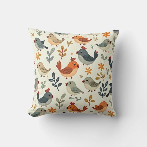 cute bird pillow cushion