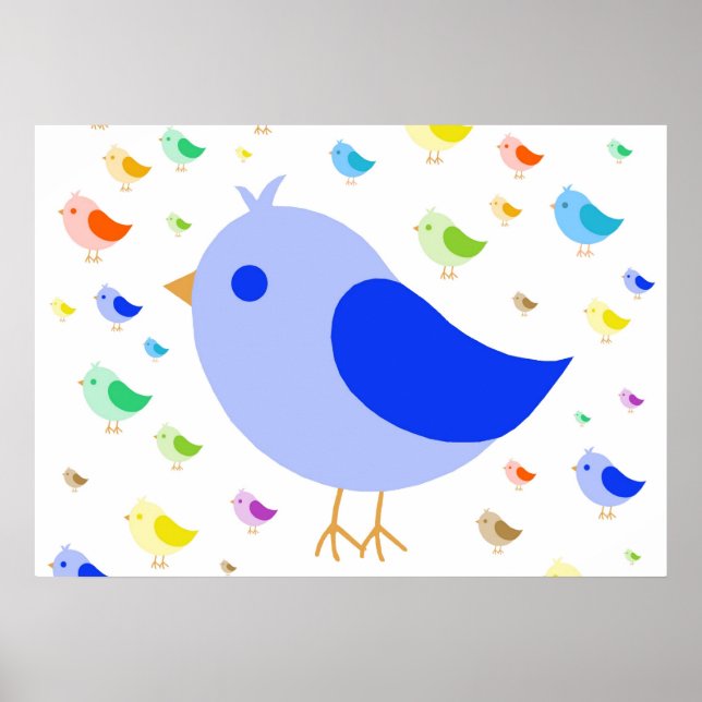 Cute Bird Poster (Front)