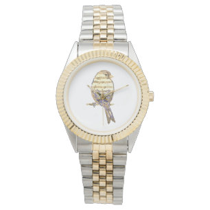 Cute Bird with Music Notes Customize Watch