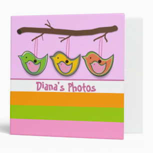 Cute Birdies Binders