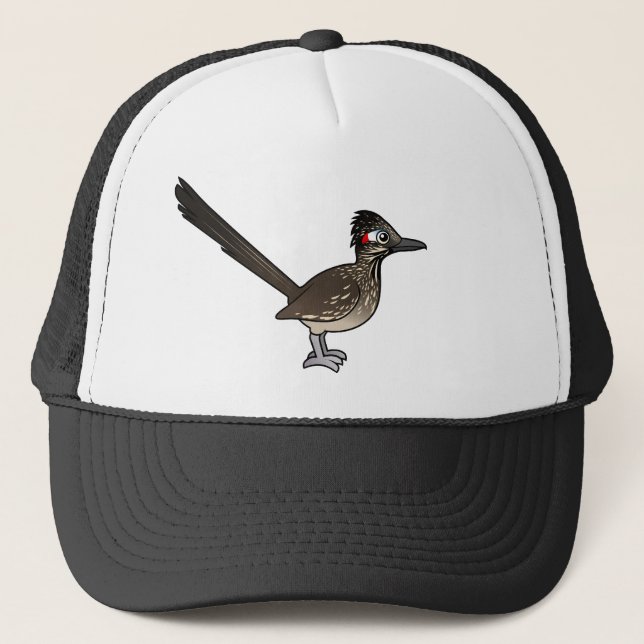 Cute Birdorable Roadrunner Trucker Hat (Front)