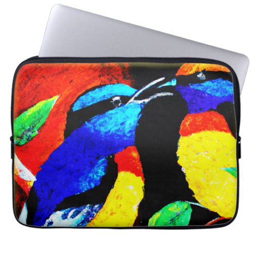 Cute Birds Couple Buy Now Laptop Sleeve