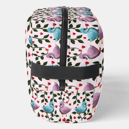 Cute birds floral pattern  dopp kit