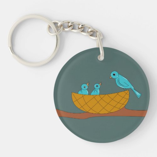 Cute Birds Keychain  Special Gift