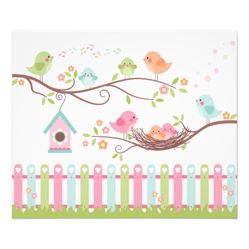 Cute Birds Nest Photo Print