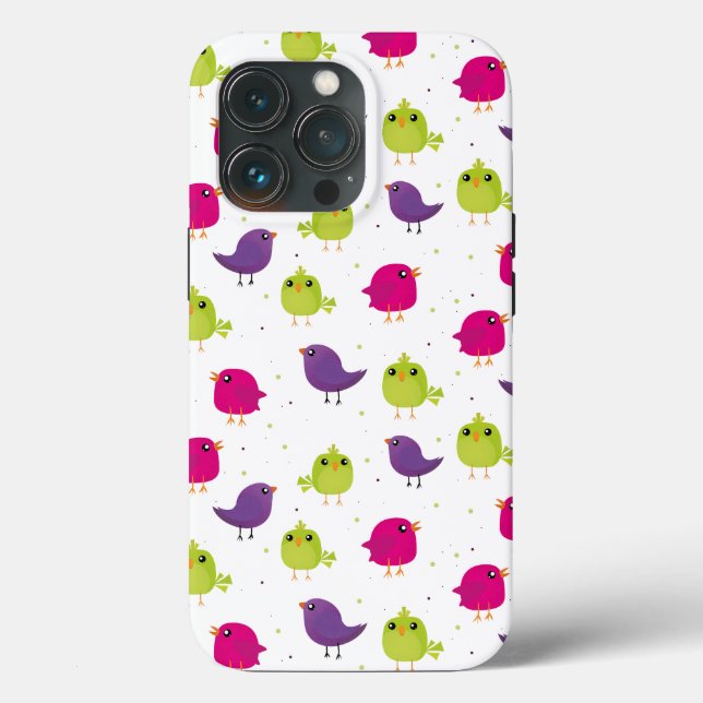 Cute birds pattern Case-Mate iPhone case (Back)