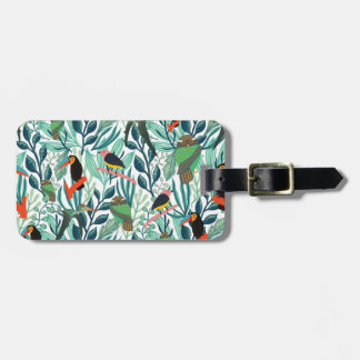 Cute Birds seamless pattern Luggage Tag