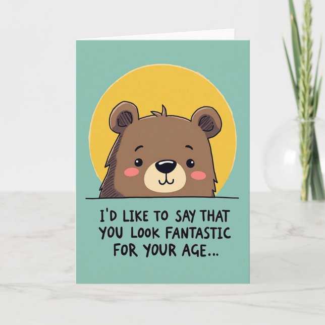 Cute Birthday Creature Card (Front)
