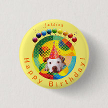Cute Birthday Dog (personalized)