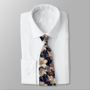 Cute Birthday Gifts For Him Lilies Floral Neck Tie
