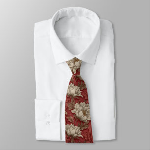 Cute Birthday Gifts For Husband Peonies Neck Tie