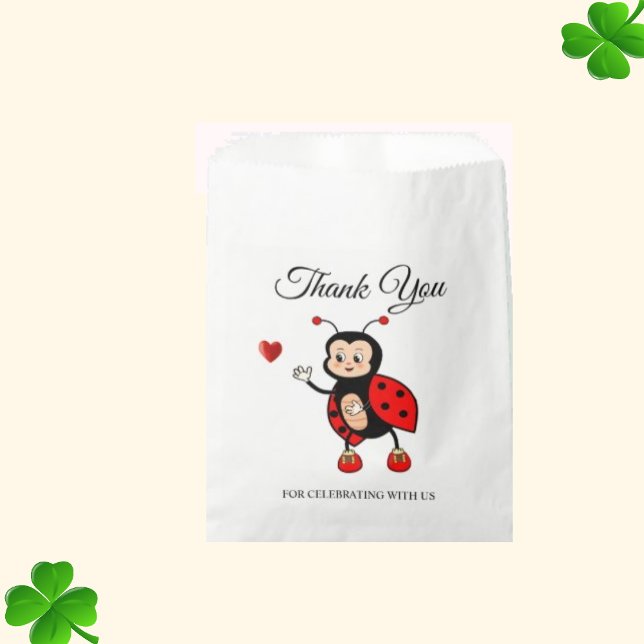 Cute Birthday Ladybug Favor Bag (Creator Uploaded)