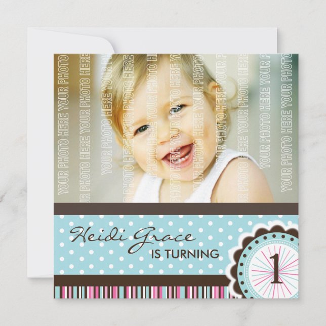 Cute Birthday Party Invitation (Front)