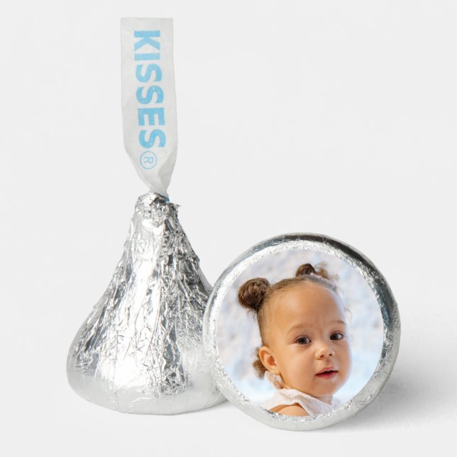 Cute Birthday Party Personalized Photo Hershey®'s Kisses® (Front)