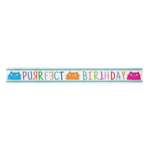 Cute Birthday Satin Ribbon