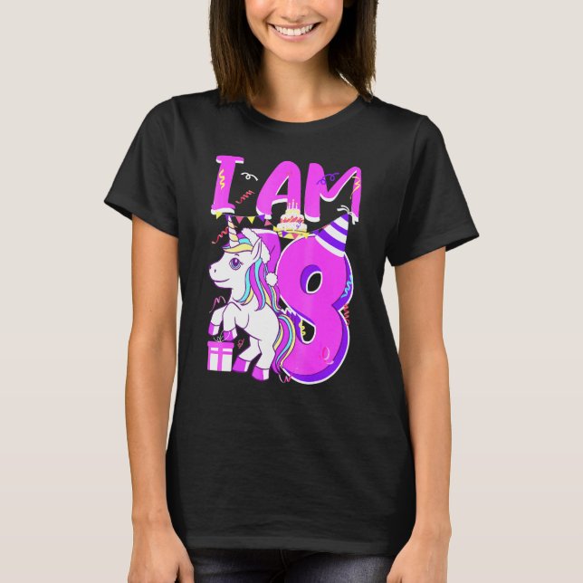 Cute Birthday Top For 8 Years Old Girl Dress (Front)