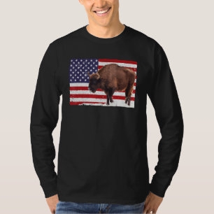 Cute Bison For Men Women Kids Buffalo Bison Lovers T-Shirt