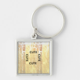 CUTE_ BLACK AND LIGHT YELLOW  KEYCHAIN