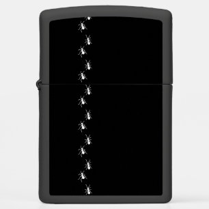 Cute Black And White Ants Zippo Lighter