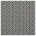 Cute black and white chevron ikat pattern fabric