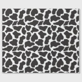 Cute Black and White Cow Print Wrapping Paper | Zazzle