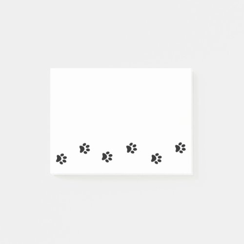 Cute Black and White Paws and Enjoy Life Post_it Notes