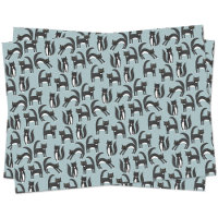 Cute Black and White Tuxedo Cat Pattern Tissue Paper