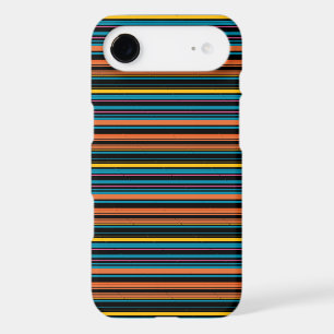 Cute black blue stripes iPhone 17 air case