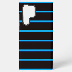 Cute black bluesky stripes samsung galaxy s22 ultra case
