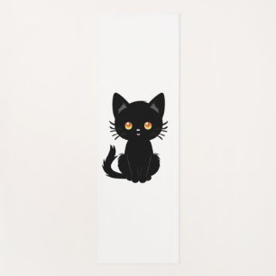 Cute Black cat 2 Yoga Mat