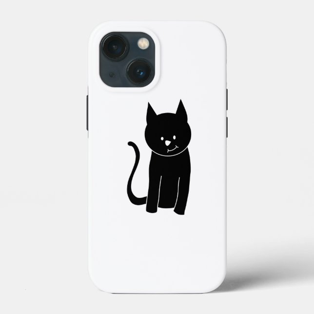 Cute Black Cat Case-Mate iPhone Case (Back)