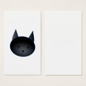 Cute Black Cat. Cat Cartoon illustration. (Front & Back)