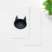 Cute Black Cat. Cat Cartoon illustration. (Desk)