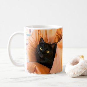 Cute Black Cat Coffee Mug