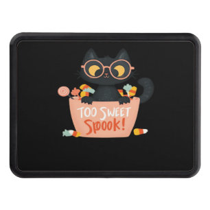 Cute Black Cat Halloween Candy Too Sweet Spook – P Hitch Cover