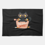 Cute Black Cat Halloween Candy Too Sweet Spook – P Kitchen Towel