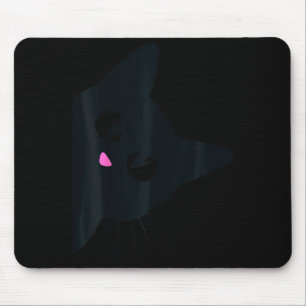 Cute Black Cat Halloween Costume Kitten Kids Toddl Mouse Pad