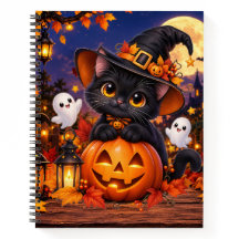 Cute Black Cat Halloween Pumpkin – Spooky K