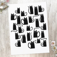 Cute Black Cat Postcard