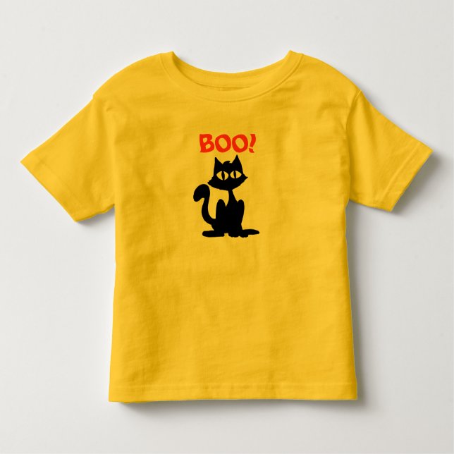 Cute Black Cat Shirt (Front)