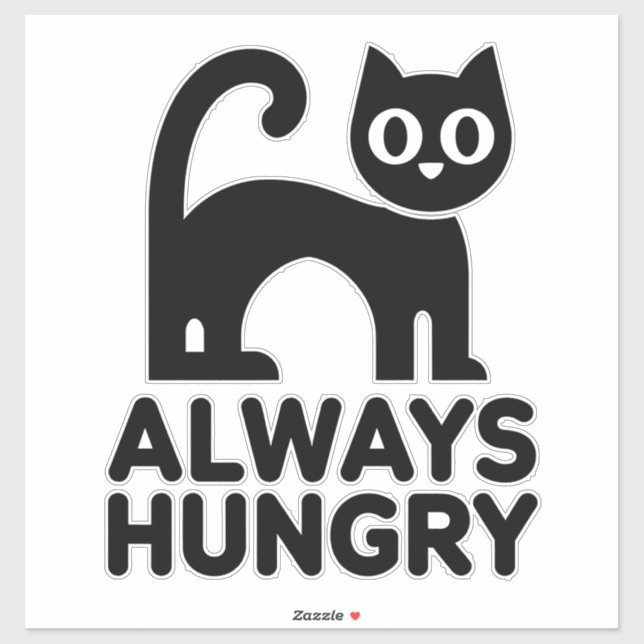 Cute Black cat Sticker (Sheet)