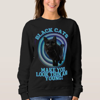 Cute Black Cat Sweatshirt