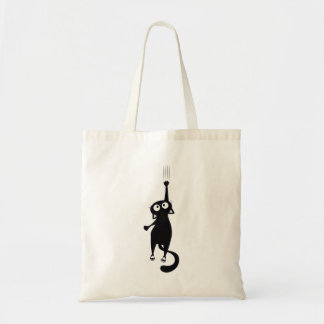 Cute Black Cat Tote Bag | Reusable Shopping Bag