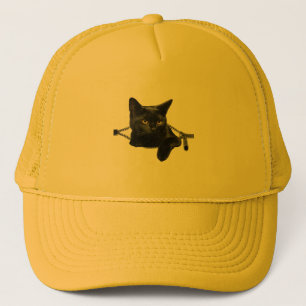 Cute Black cat Trucker Hat