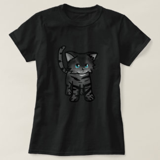 Cute Black Cat With Blue Eyes T-Shirt